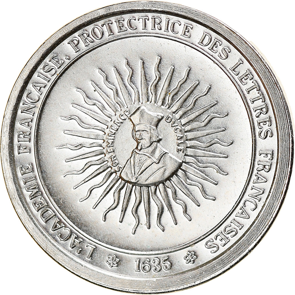 France, Medal, Académie Française, History, MS(63), Silver
