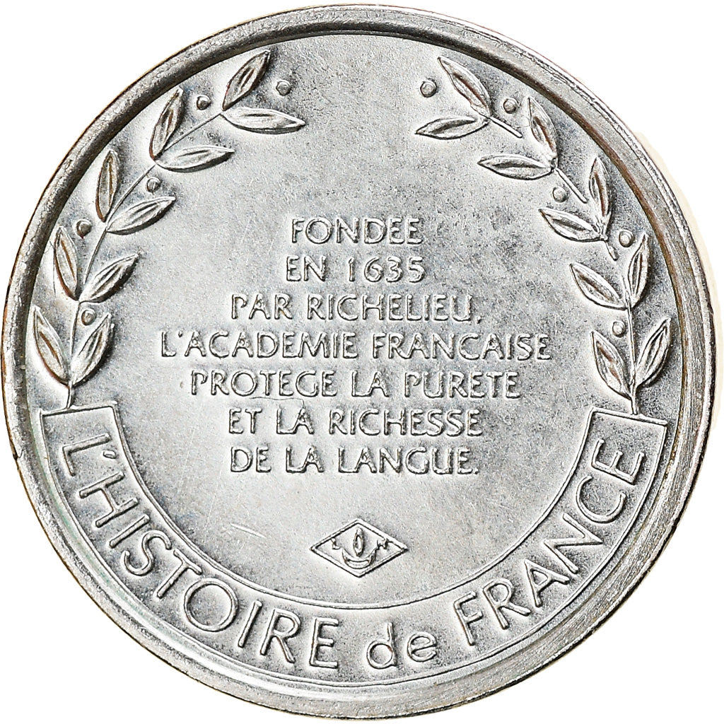 France, Medal, Académie Française, History, MS(63), Silver