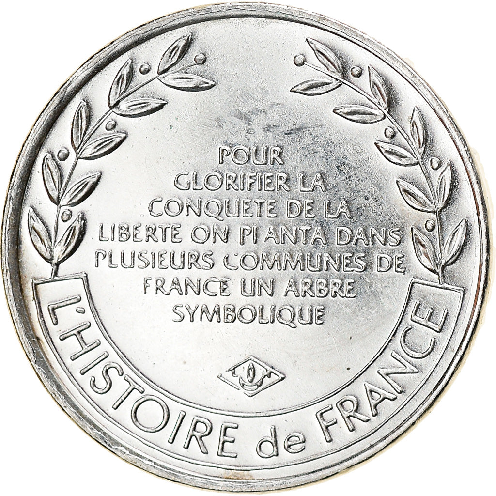 France, Medal, Proclamation de la Seconde République, History, MS(63), Silver