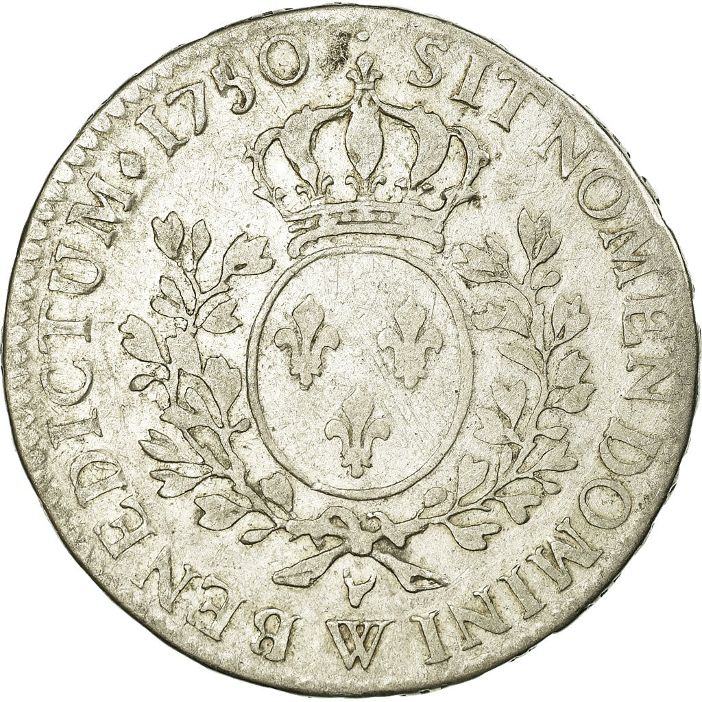 Coin, France, Louis XV, 1/2 Écu au bandeau, 1/2 ECU, 44 Sols, 1750, Lille