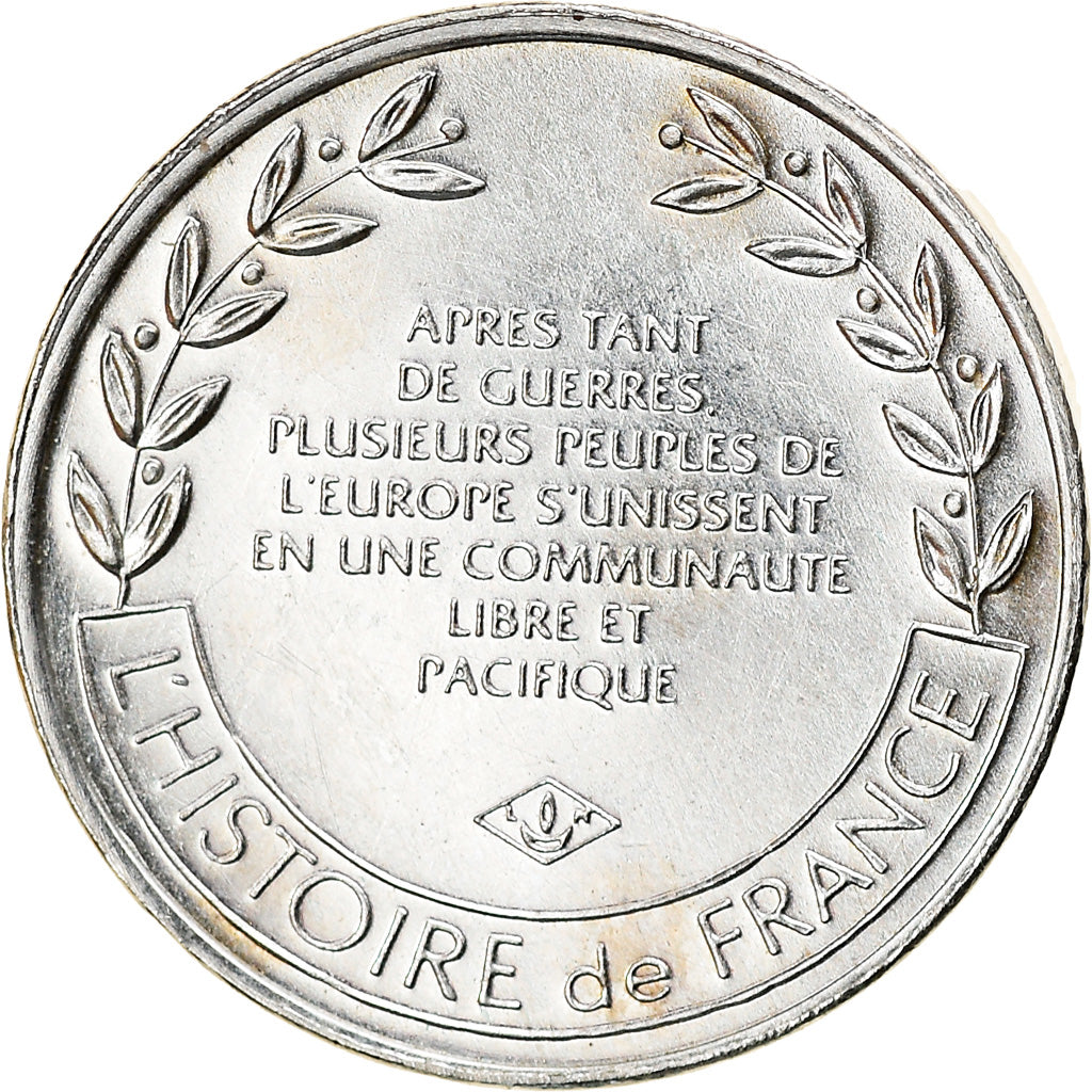 France, Medal, Le Traité de Rome, Politics, MS(63), Silver