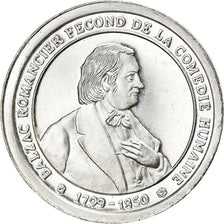 France, Medal, Littérature, Honoré de Balzac, Arts & Culture, MS(63), Silver
