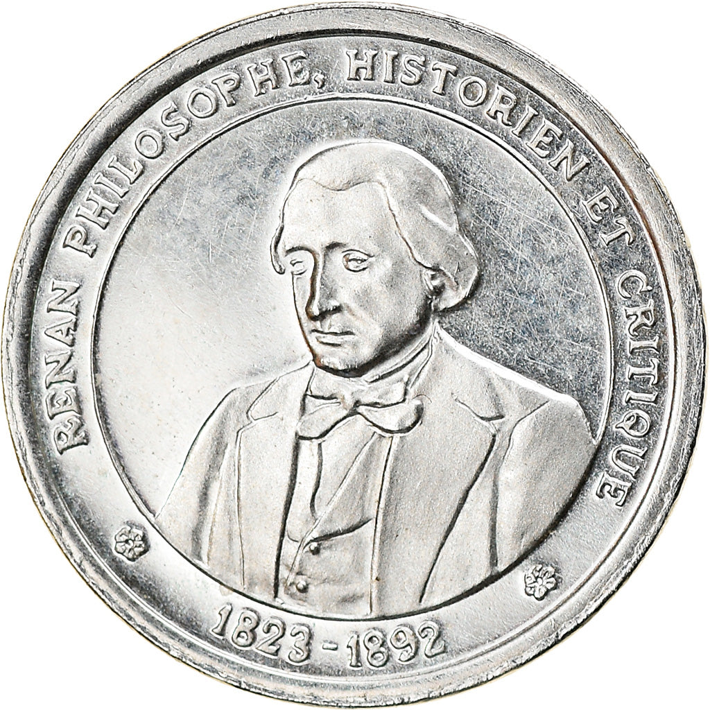 Frankrijk, Medaille, Philosophie, Renan, Arts & Culture, UNC-, Zilver
