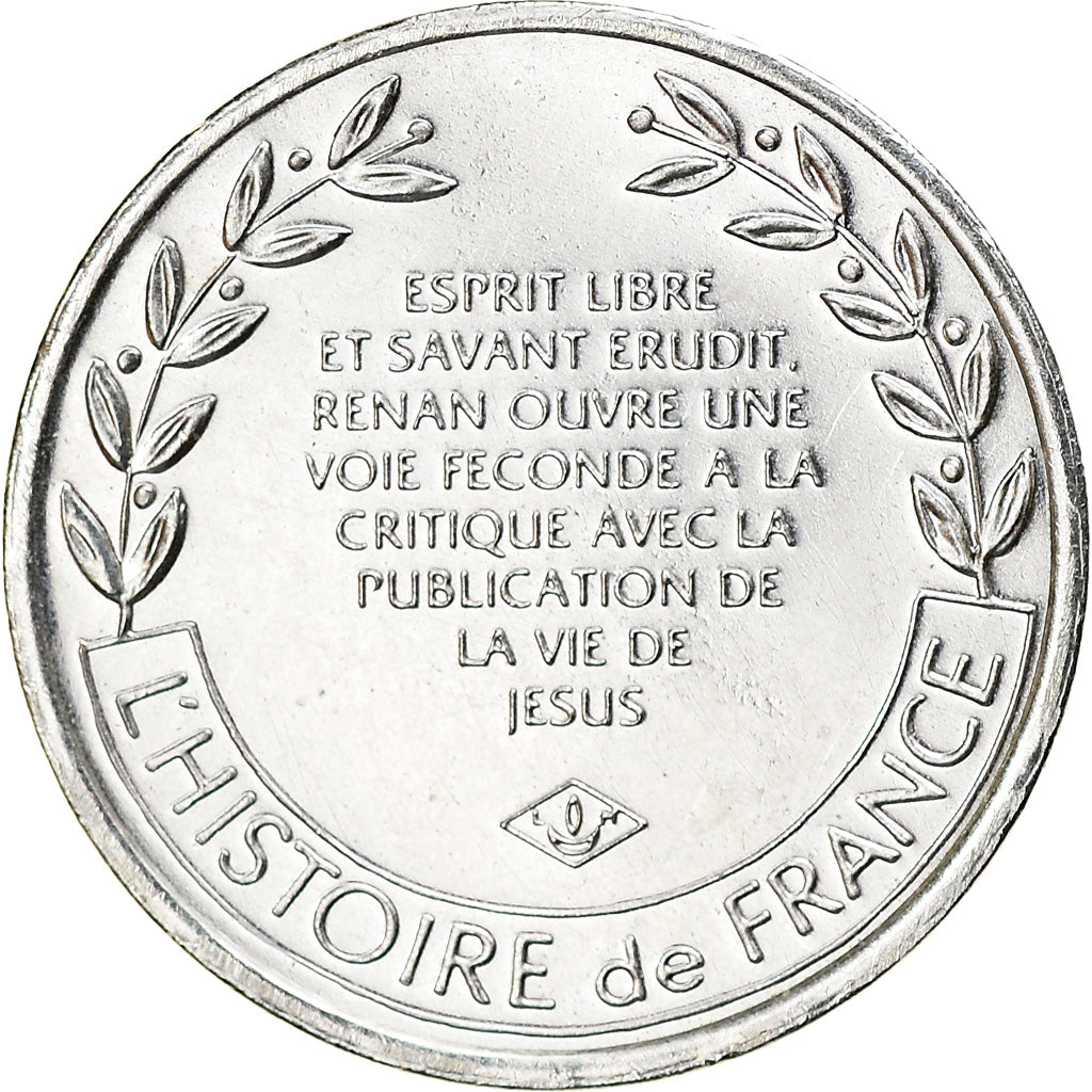 Frankrijk, Medaille, Philosophie, Renan, Arts & Culture, UNC-, Zilver