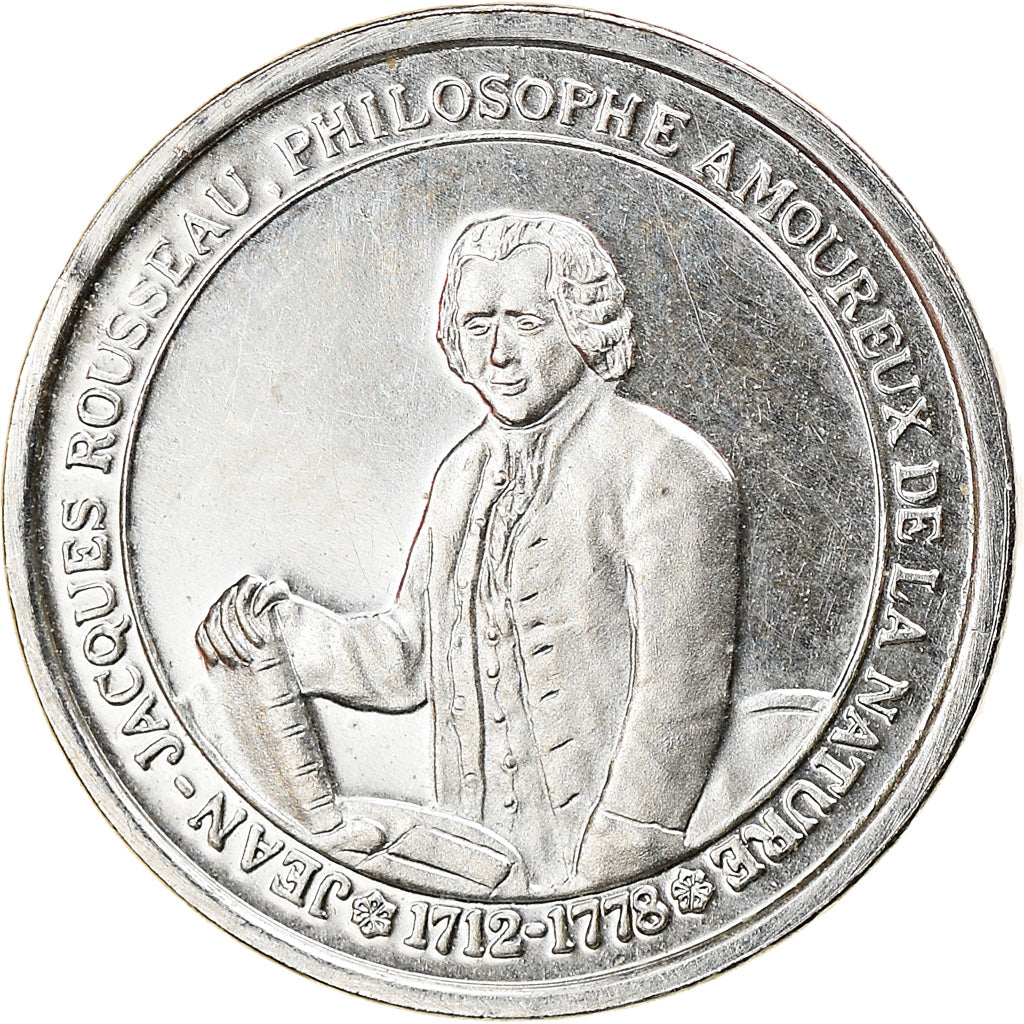 France, Médaille, Jean-Jacques Rousseau, Arts & Culture, SPL, Argent