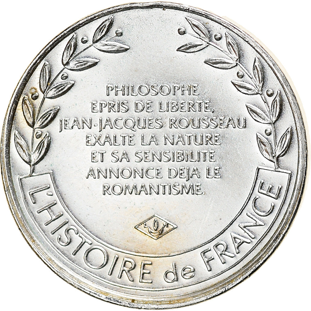 France, Médaille, Jean-Jacques Rousseau, Arts & Culture, SPL, Argent