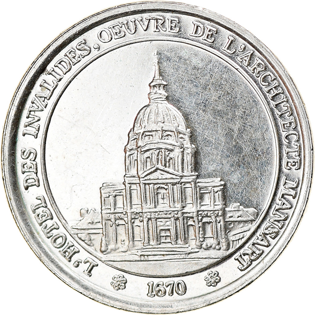 France, Medal, L'Hôtel des Invalides, Paris, Arts & Culture, MS(63), Silver