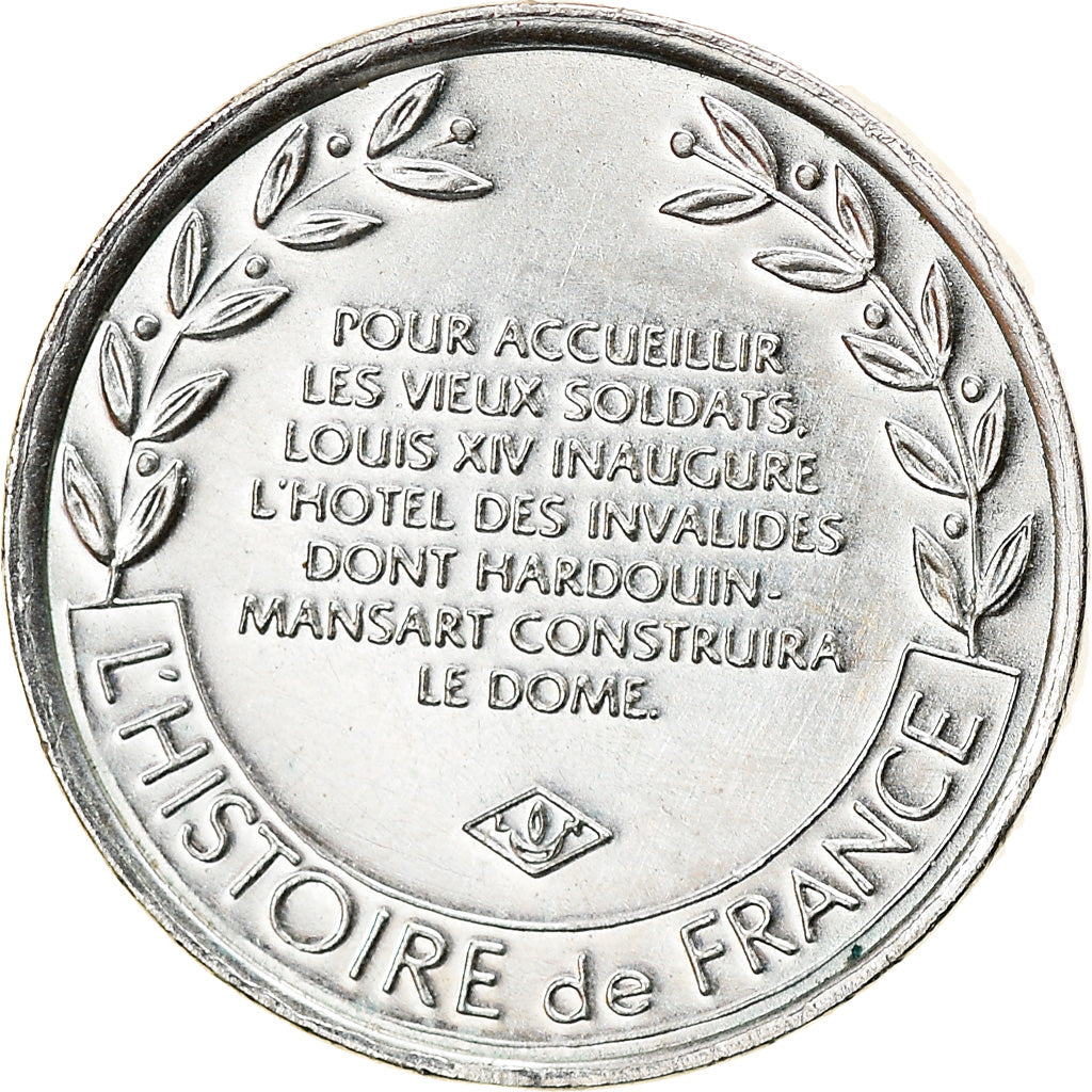 France, Medal, L'Hôtel des Invalides, Paris, Arts & Culture, MS(63), Silver