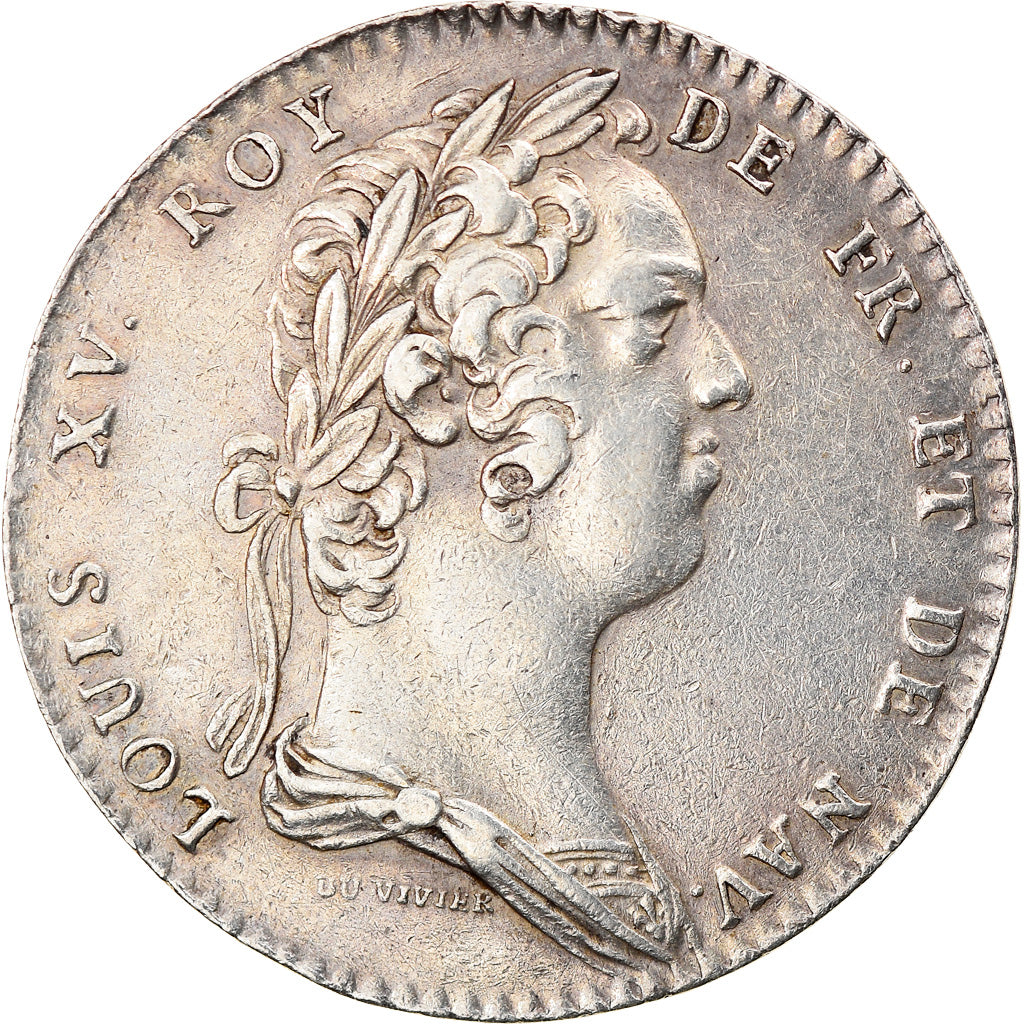 Frankreich, Token, Royal, Louis XV, Académie Française, Duvivier, VZ, Silber