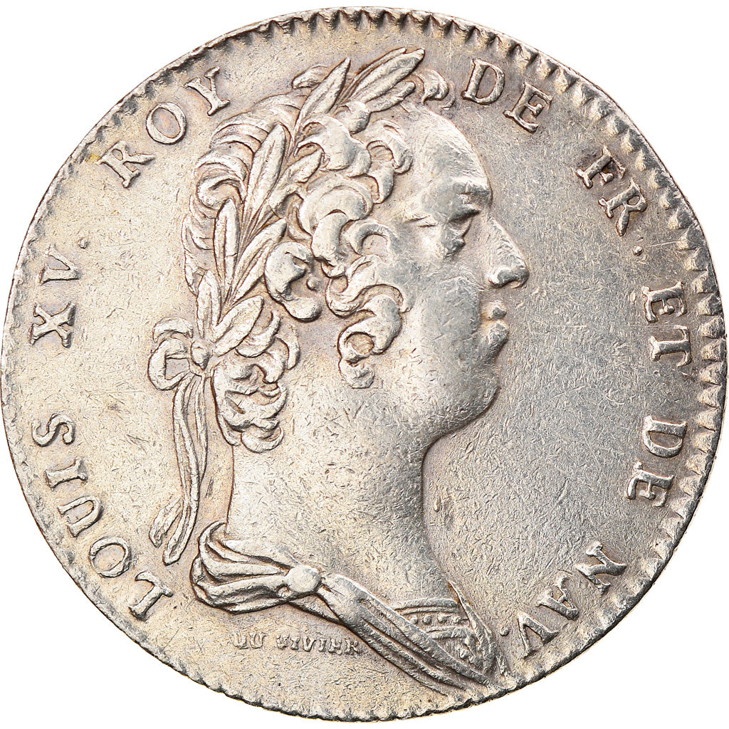 Francia, Token, Royal, Louis XV, Académie Française, Duvivier, SPL-, Argento
