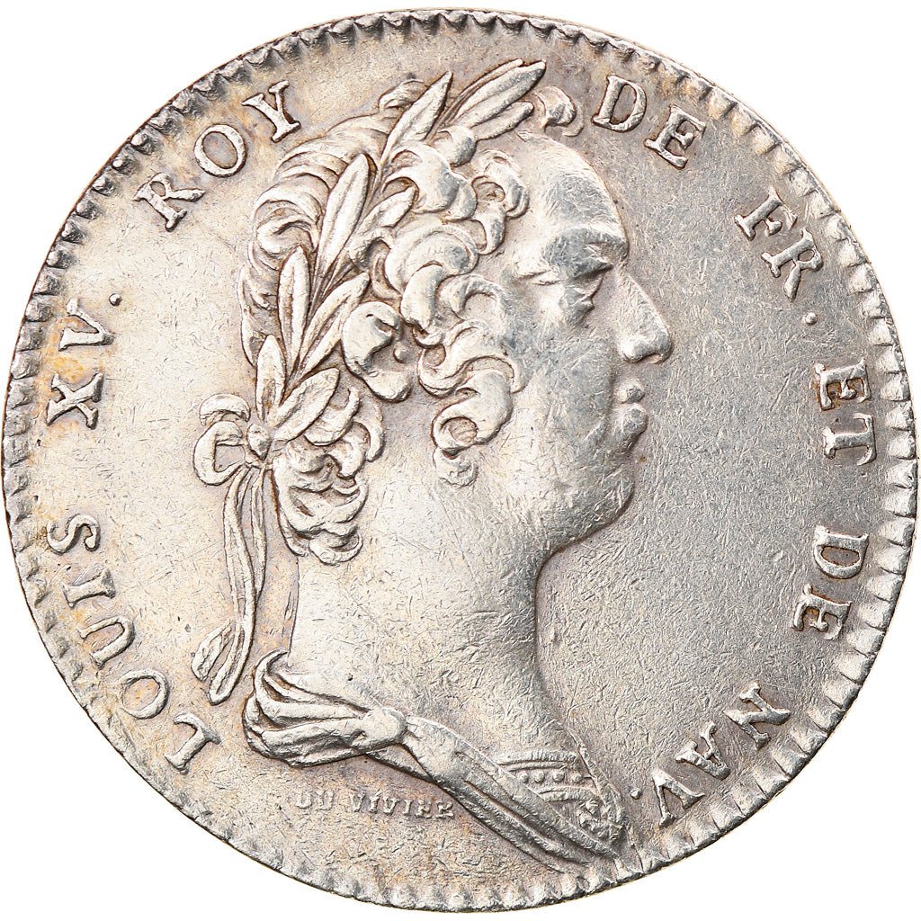 França, Token, Monarquia, Luís XV, Académie Française, Duvivier, AU(50-53)