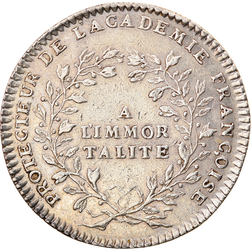 França, Token, Monarquia, Luís XV, Académie Française, Duvivier, AU(50-53)