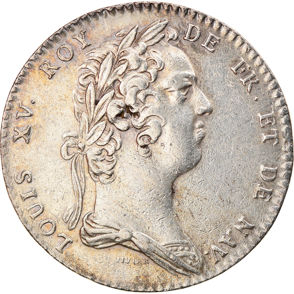 France, Jeton, Royal, Louis XV, Académie Française, Duvivier, TTB+, Argent