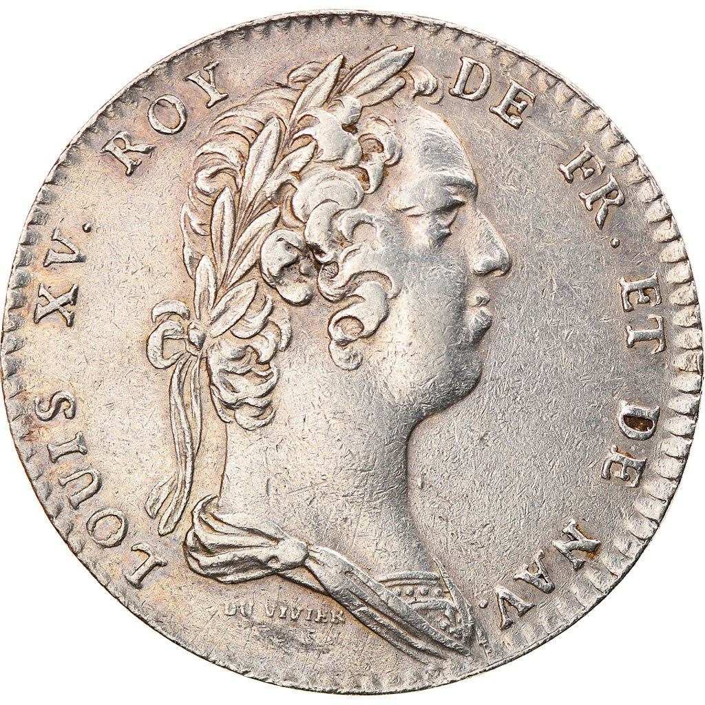 France, Token, Royal, Louis XV, Académie Française, Duvivier, AU(50-53)