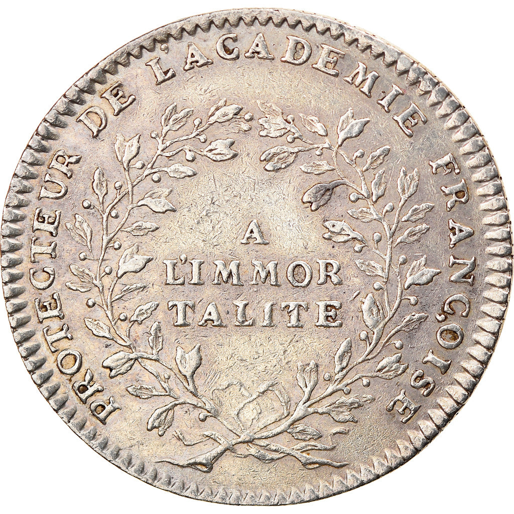 France, Token, Royal, Louis XV, Académie Française, Duvivier, AU(50-53)