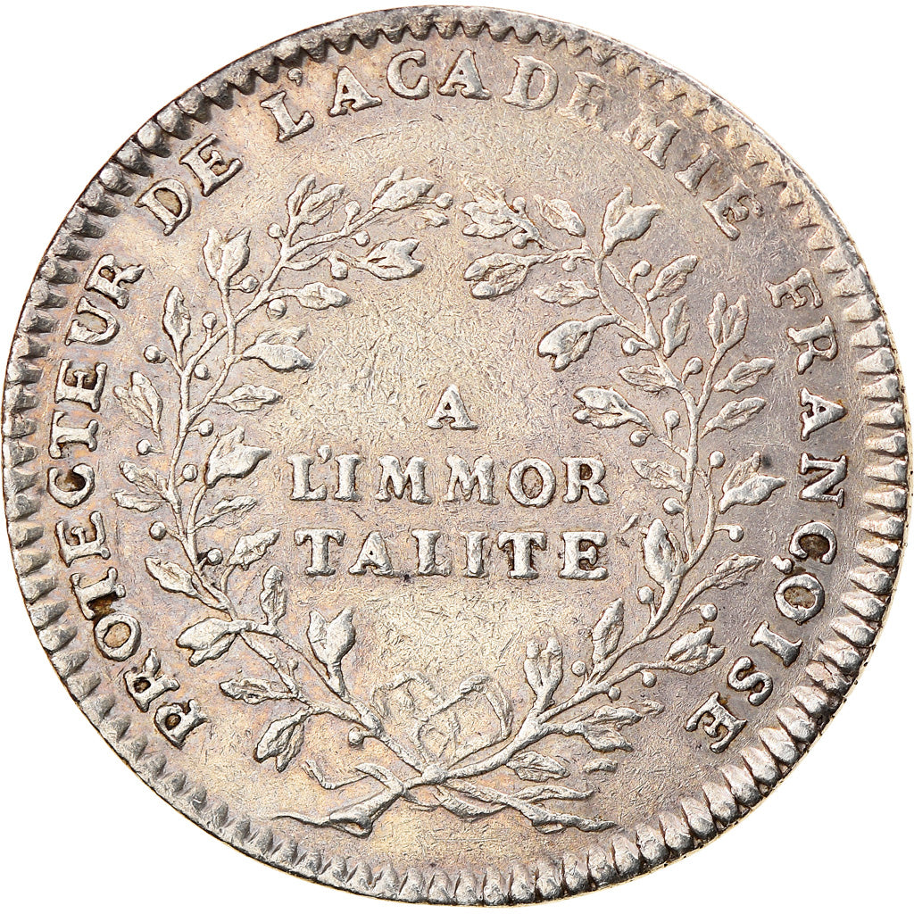 France, Token, Royal, Louis XV, Académie Française, Duvivier, AU(50-53)