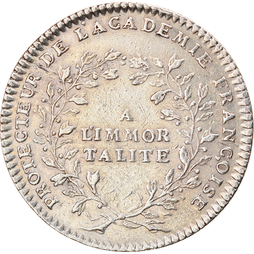 France, Token, Royal, Louis XV, Académie Française, Duvivier, AU(50-53)