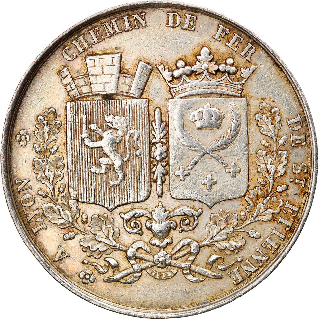 France, Token, Railway, Chemin de Fer de Saint-Etienne à Lyon, 1826, Tiolier