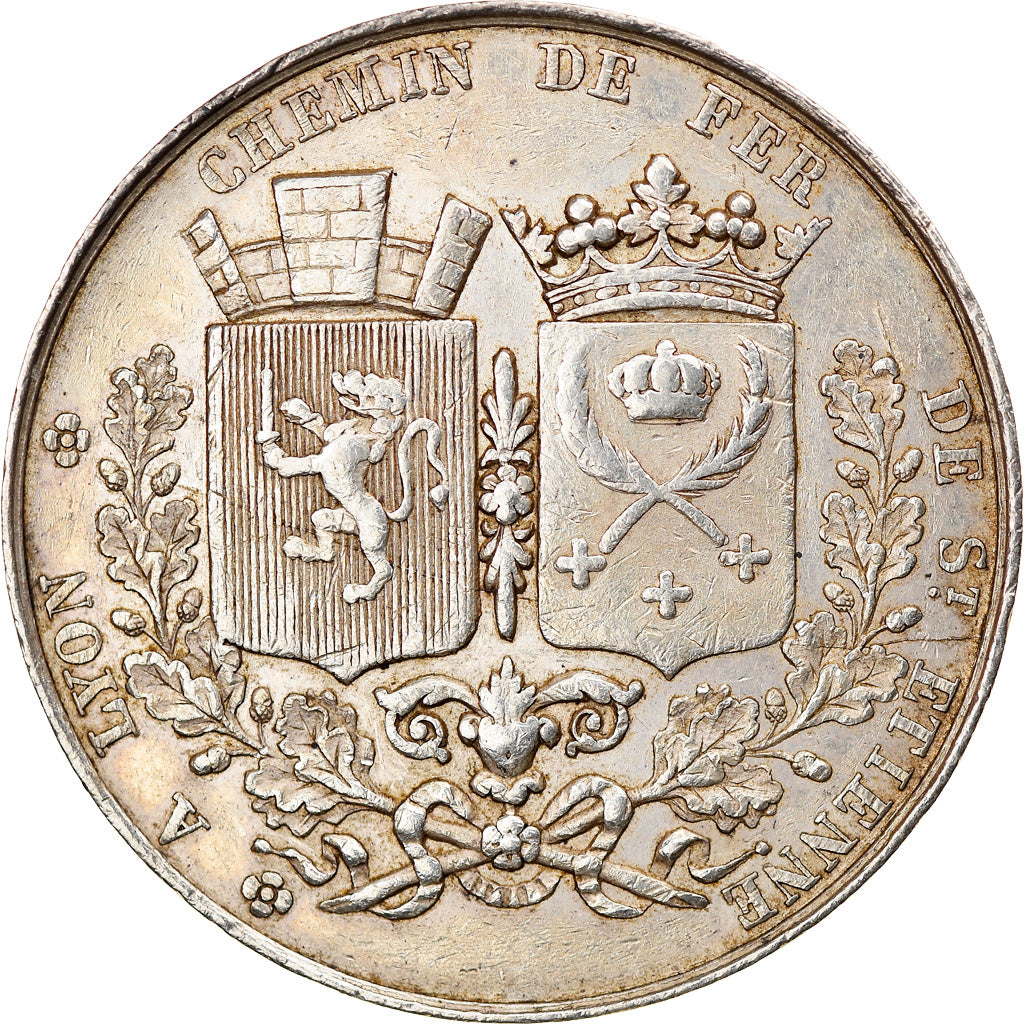 França, Token, Caminhos-de-ferro, Chemin de Fer de Saint-Etienne à Lyon, 1826