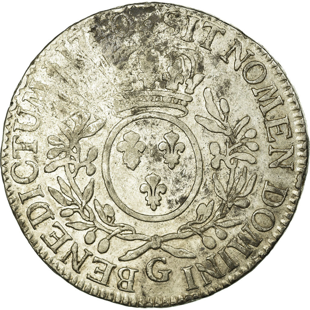 Coin, France, Louis XV, Écu aux branches d'olivier, Ecu, 1740, Poitiers