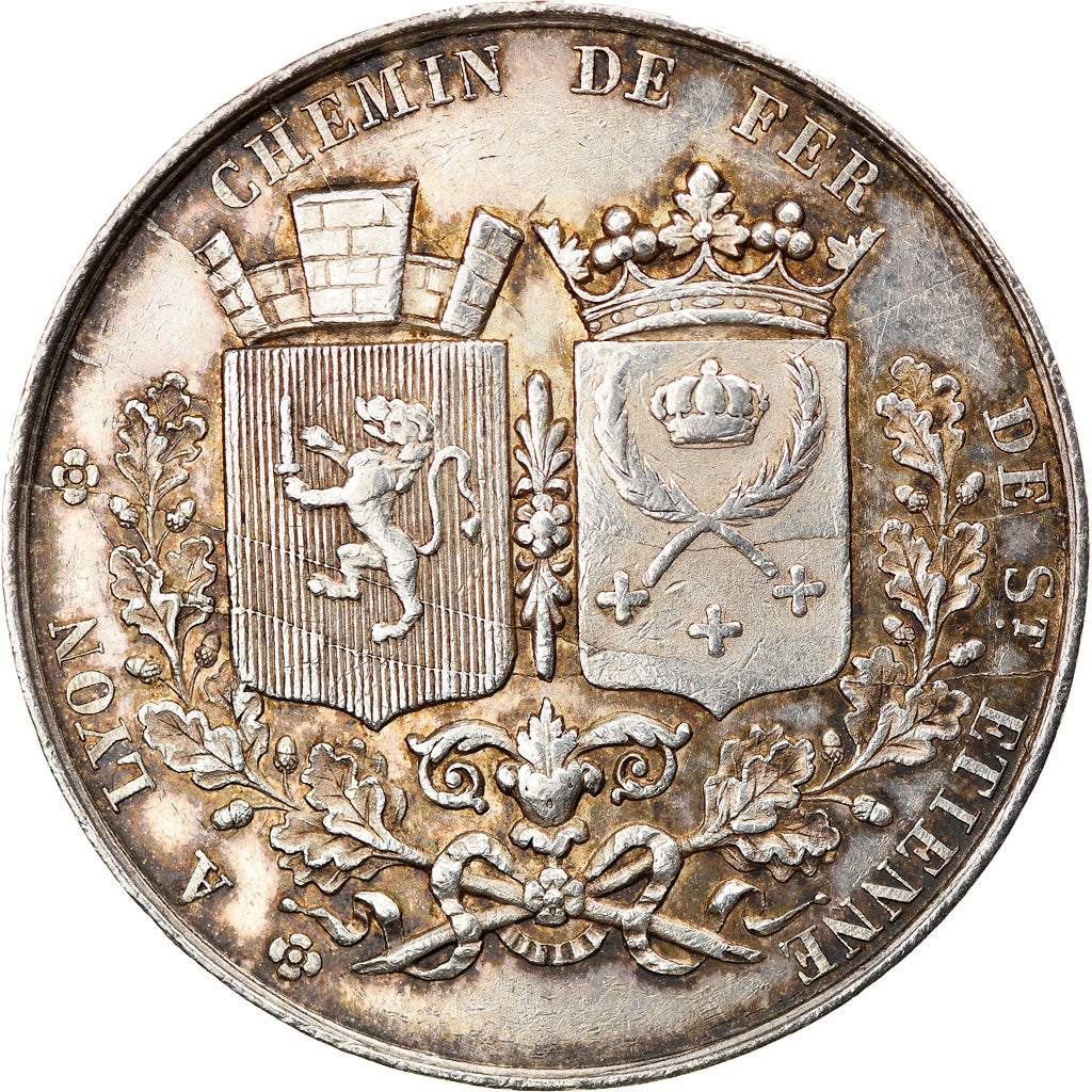France, Token, Railway, Chemin de Fer de Saint-Etienne à Lyon, 1826, Tiolier
