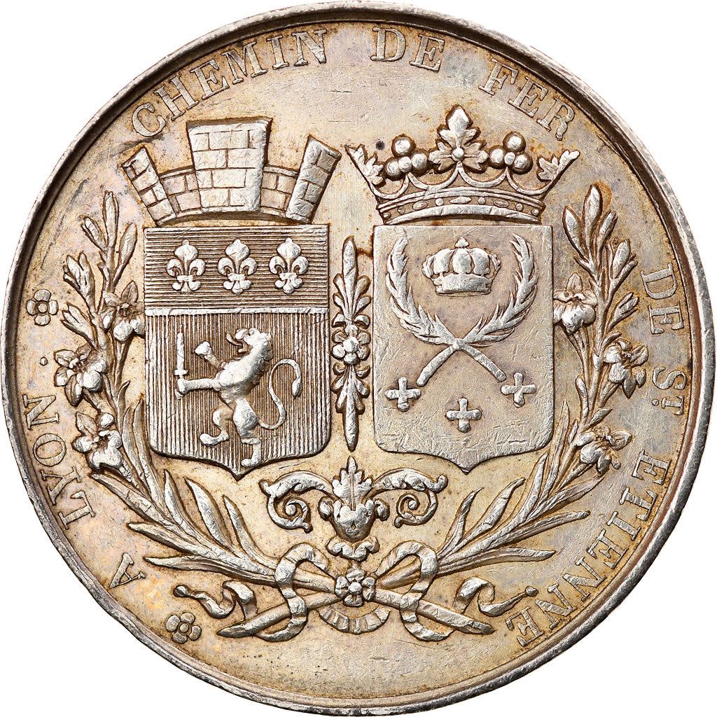 France, Token, Railway, Chemin de Fer de Saint-Etienne à Lyon, 1826, Tiolier