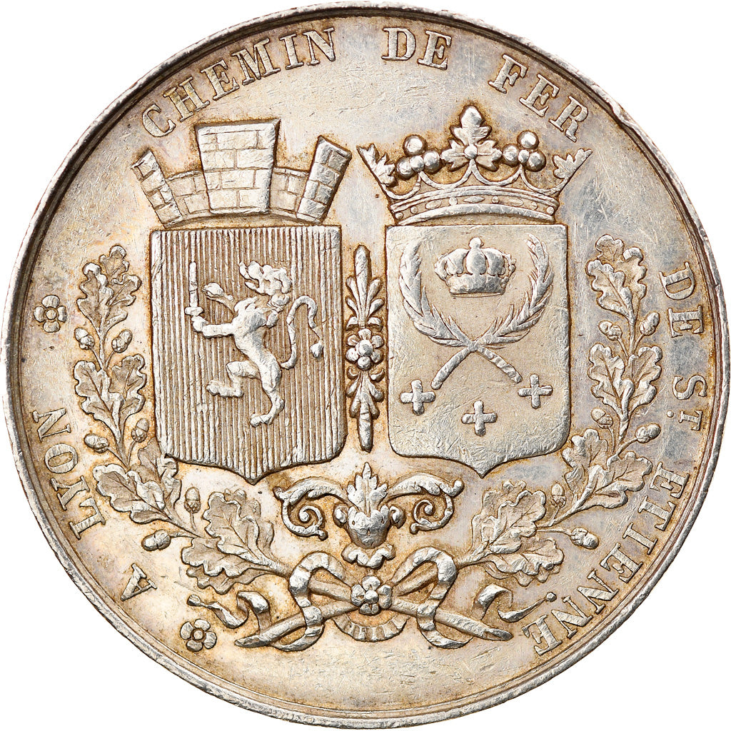 France, Token, Chemin de Fer de Saint-Etienne à Lyon, 1826, Tiolier, EF(40-45)