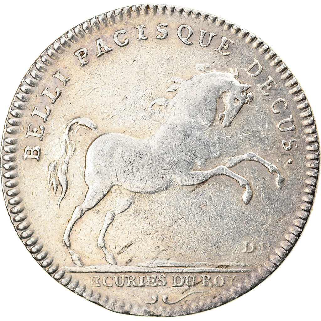 Frankreich, Token, Royal, Louis XV, Grande Ecurie, Maison du Roi, SS+, Silber