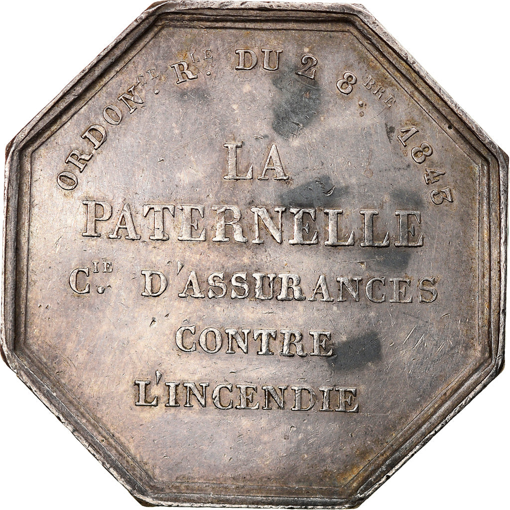 Frankrijk, Token, La Paternelle, Compagnie d'Assurance contre l'Incendie, 1843