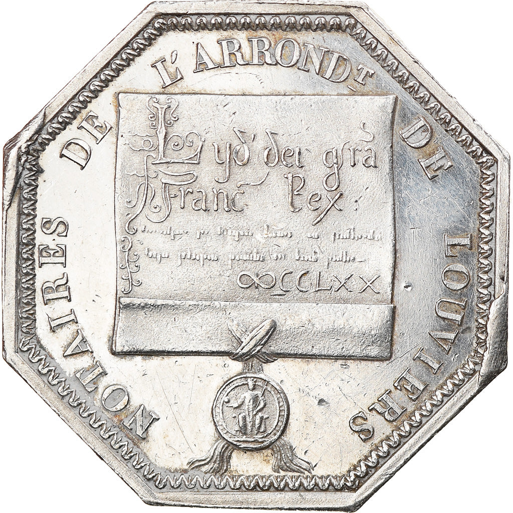 France, Token, Notaires de Louviers (Saint-Louis), AU(55-58), Silver