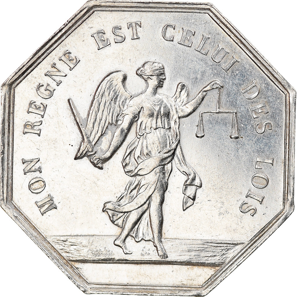 Francia, Token, Notaires de l'Arrondissement de Blaye, Borrel.A, EBC, Plata