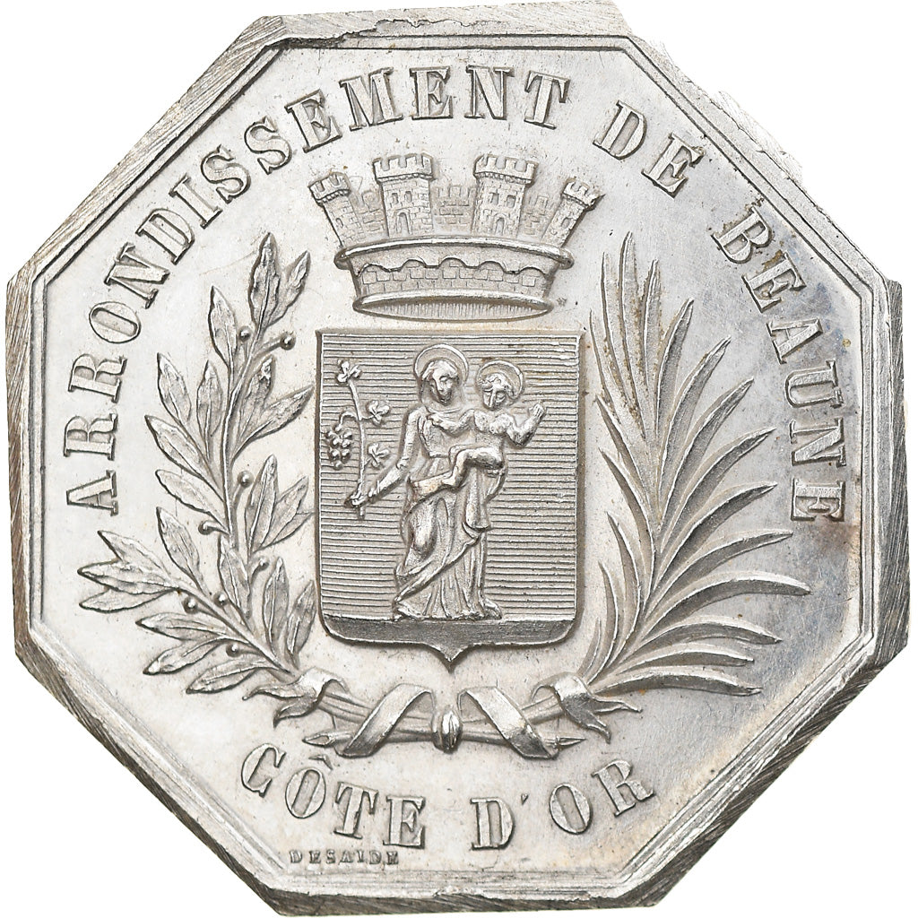 Frankreich, Token, Notaires de l'Arrondissement de Beaune, Côte d'Or, Desaide