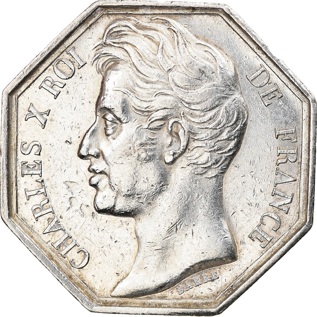 France, Jeton, Charles X, Notaires de l'Arrondissement de Melun, Seine et Oise