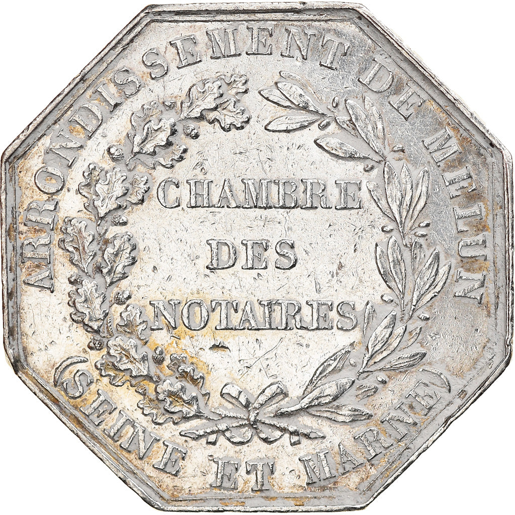 France, Jeton, Charles X, Notaires de l'Arrondissement de Melun, Seine et Oise