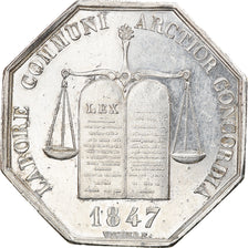 Francja, Token, Conférence des Notaires, Reims, 1847, Vivier, AU(50-53)