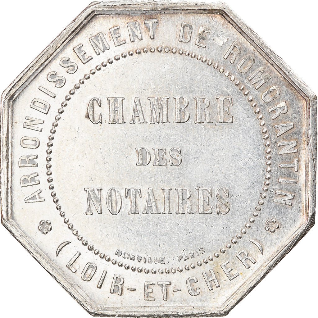 France, Token, Notaires de l'Arrondissement de Romorantin, Loir et Cher