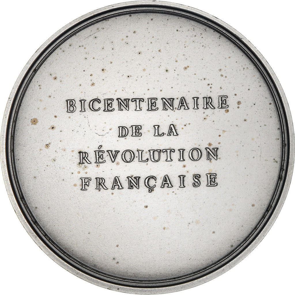 France, Medal, Révolution Française, Bataille de Valmy, History, 1988