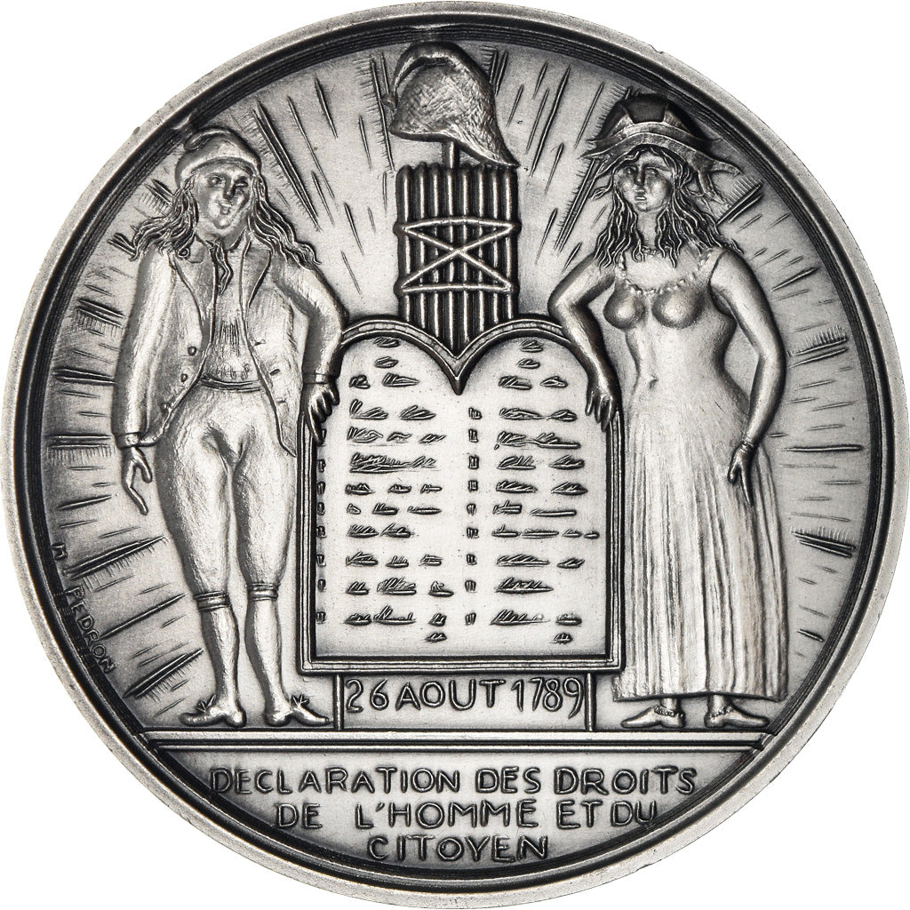 France, Medal, Révolution Française, Déclaration des Droits de l'Homme