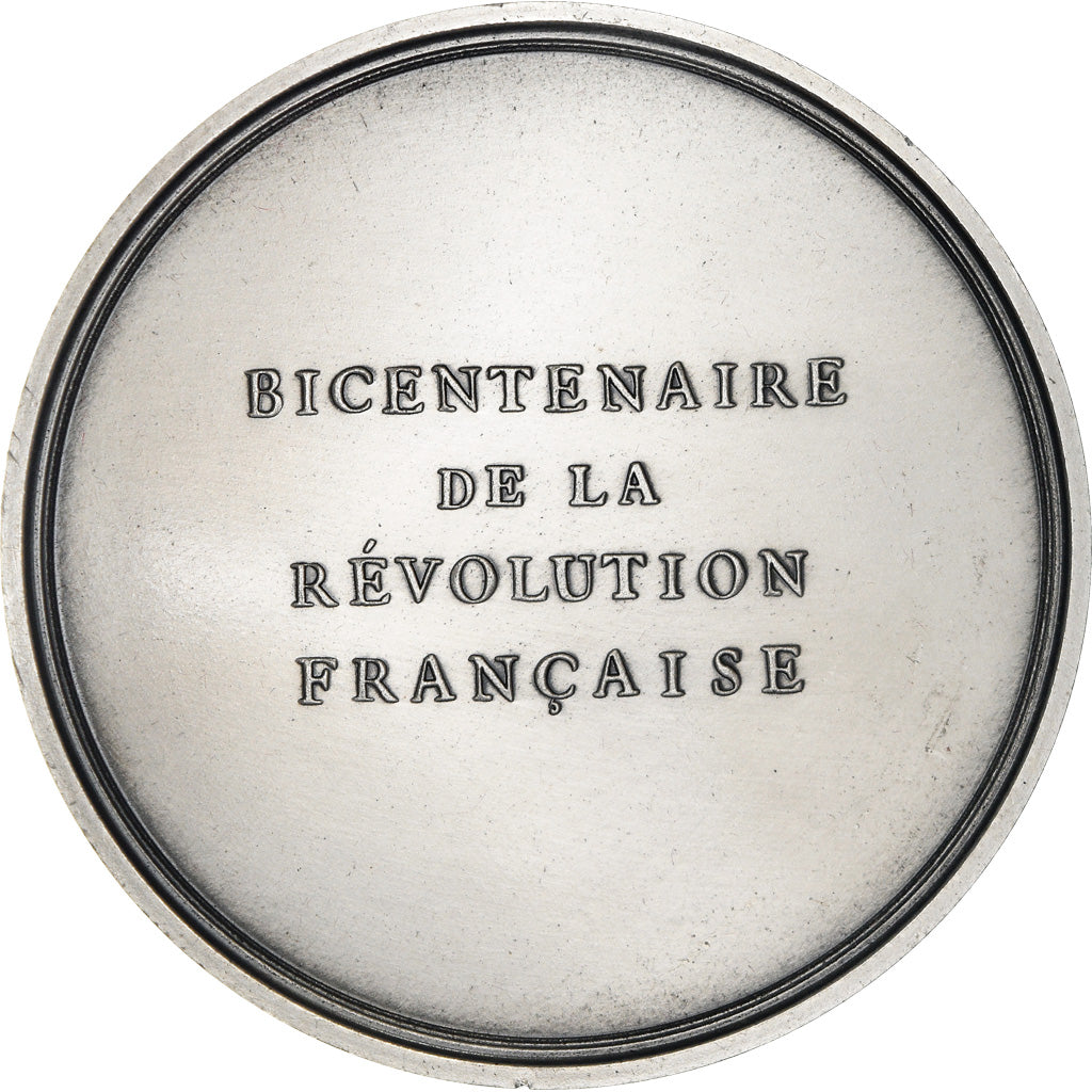 France, Medal, Révolution Française, Le Suffrage Universelle, History, 1988