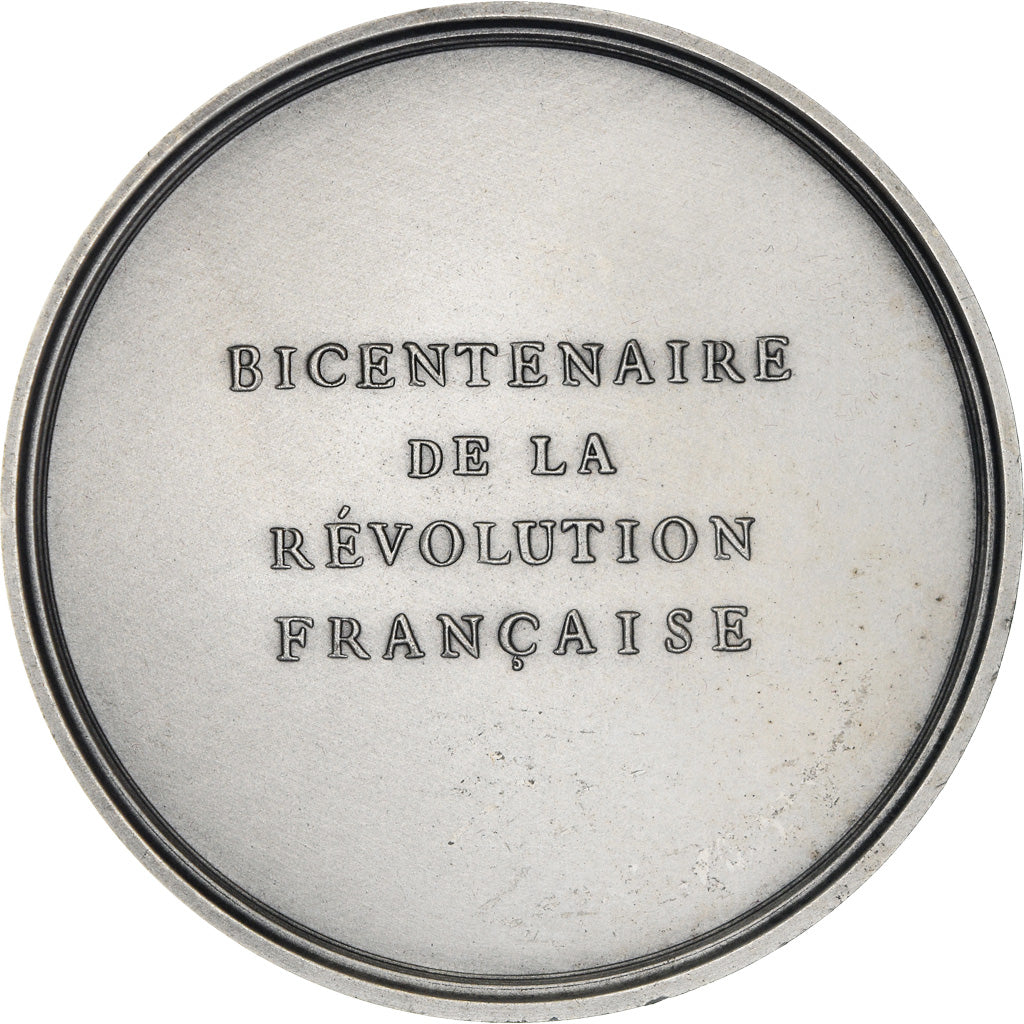 France, Medal, Révolution Française, La Convention, History, 1988, Pépin