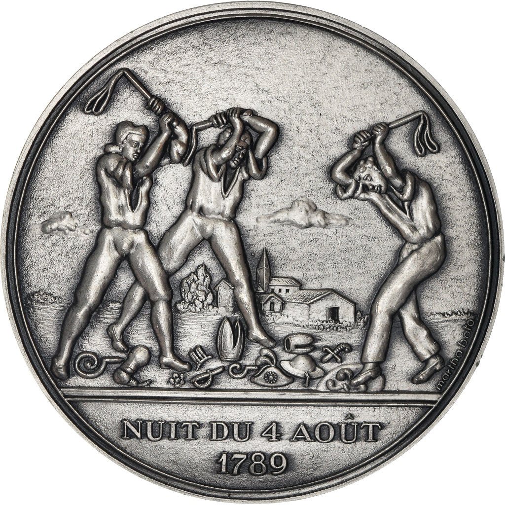 Francia, medaglia, Révolution Française, Nuit du 4 Août, History, Boto, SPL