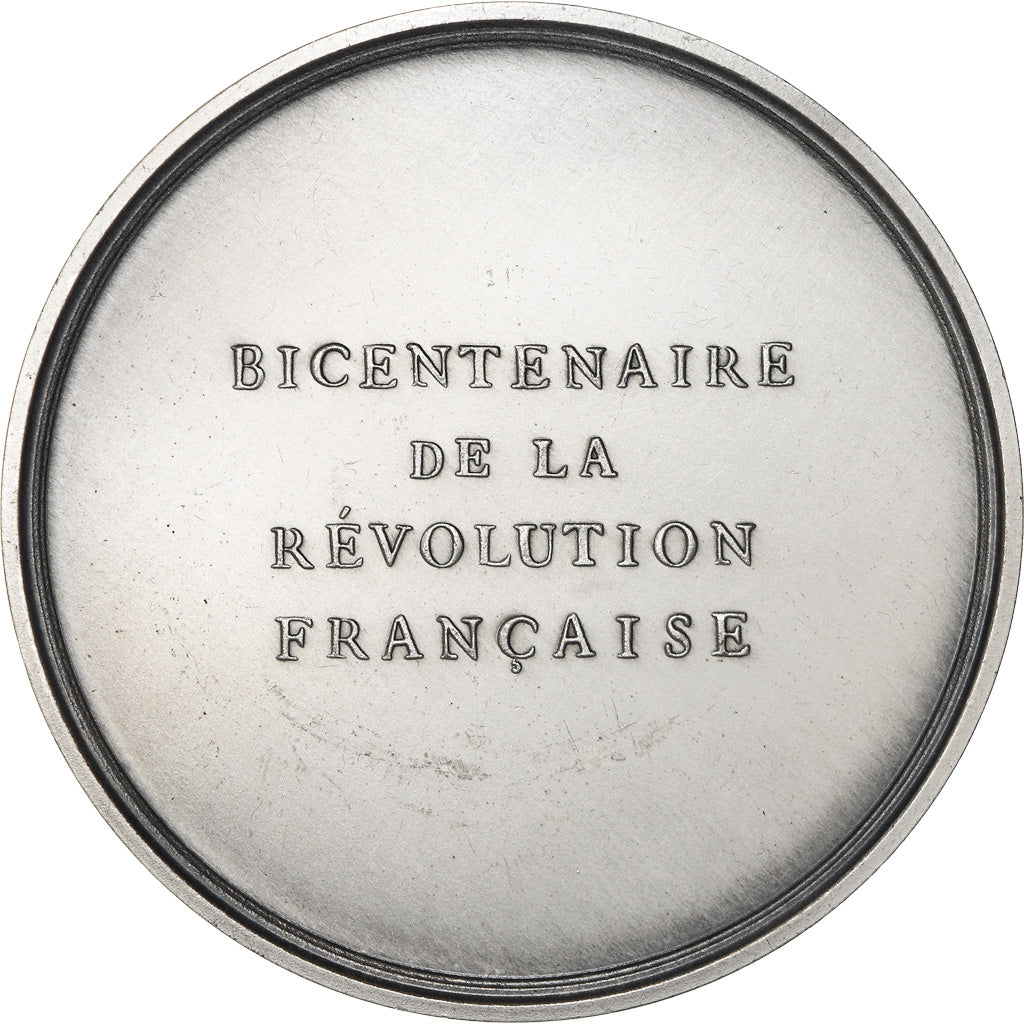 Francia, medaglia, Révolution Française, La République, History, 1989