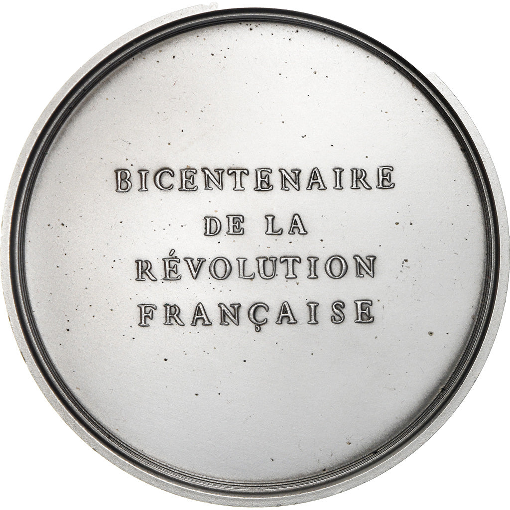 France, Médaille, Révolution Française, La République, History, 1988