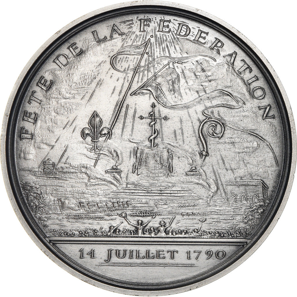 Frankreich, Medaille, Révolution Française, Fête de la Fédération, History