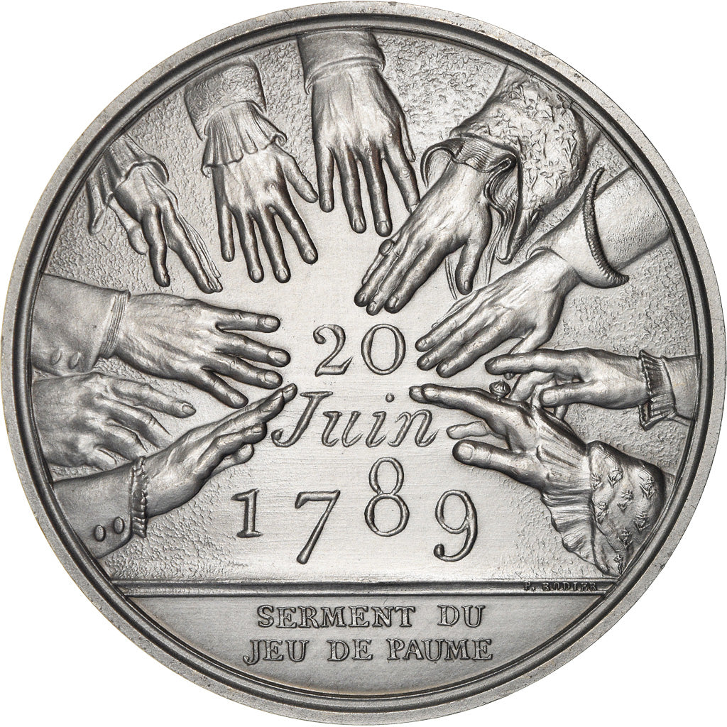 Francia, medaglia, Révolution Française, Serment du Jeu de Paume, History