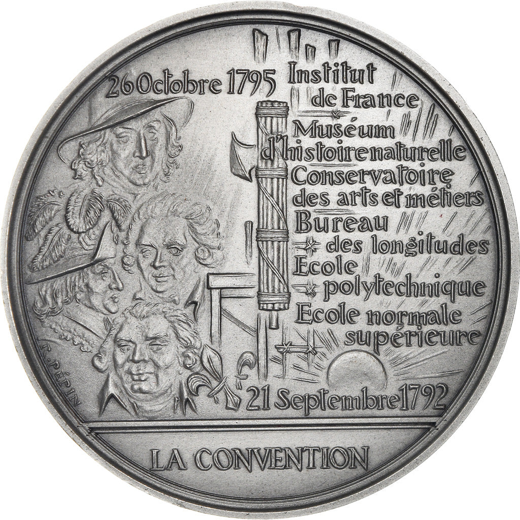 France, Medal, Révolution Française, La Convention, History, Pépin, MS(64)