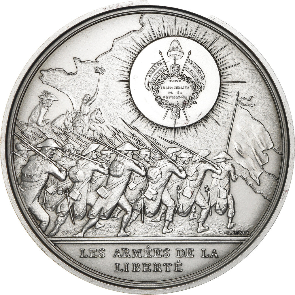 France, Medal, Révolution Française, Les Armées de la Liberté, History