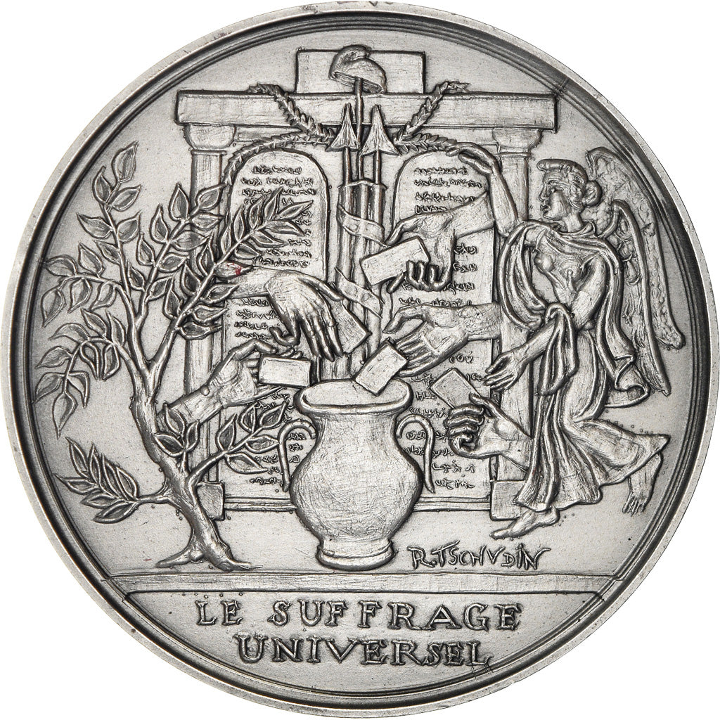 Frankrijk, Medaille, Révolution Française, Le Suffrage Universelle, History