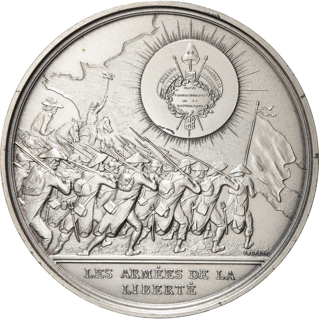 France, Medal, Révolution Française, Les Armées de la Liberté, History