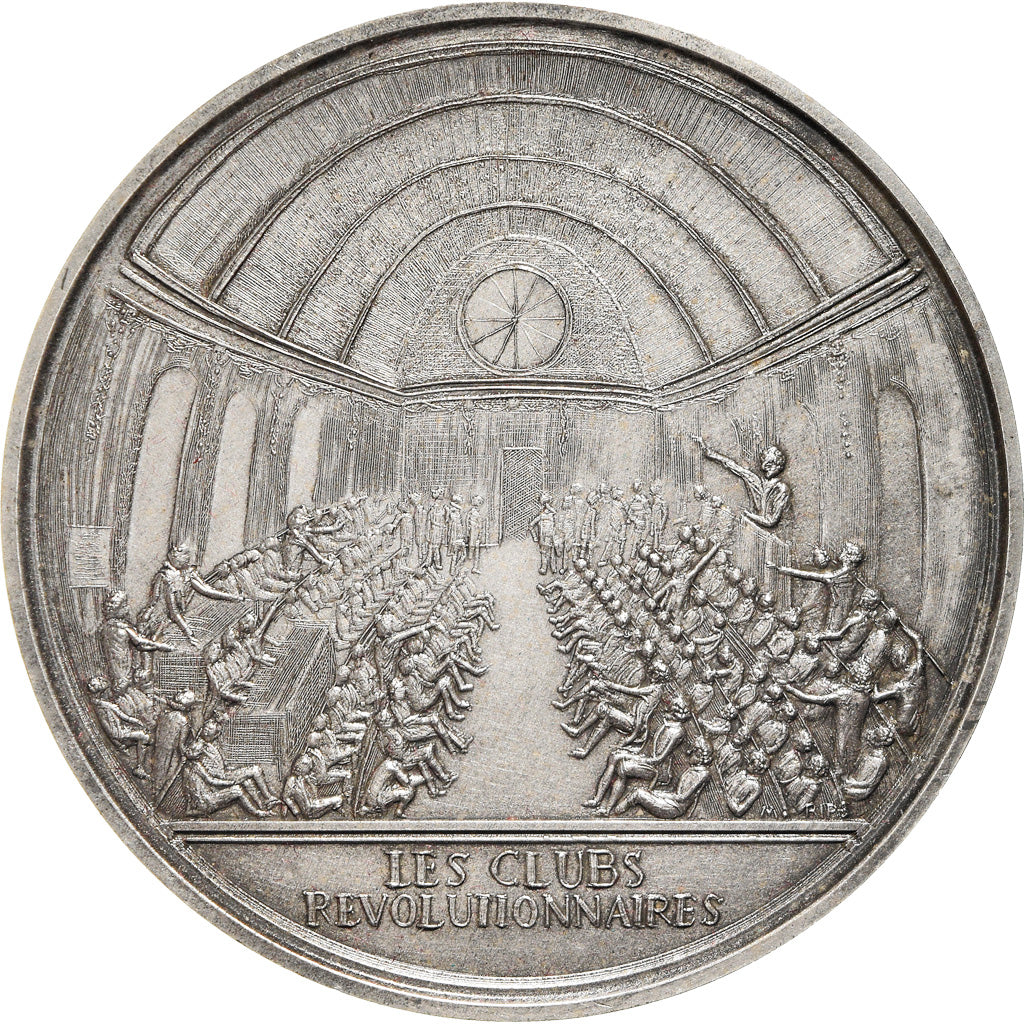 France, Médaille, Révolution Française, Les Clubs Révolutionnaires, History